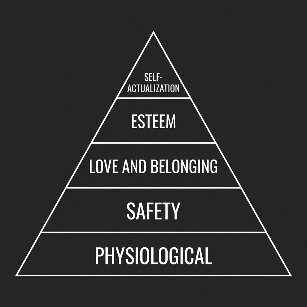 Maslow's Pyramid Diagram
